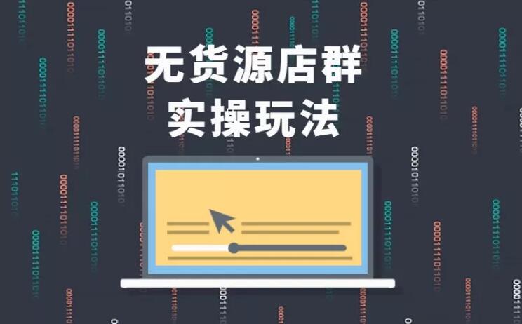 无货源店群实操玩法，蓝海选品的独特思路，店群软件操作方法（45节视频课）-久久资源库