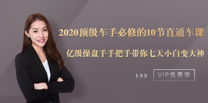 2020顶级车手必修的10节直通车课：亿级操盘手手把手带你七天小白变大神-久久资源库