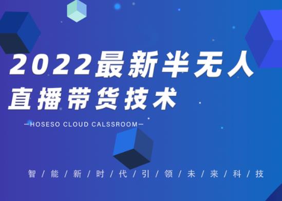 禾兴社·2022最新抖音半无人直播带货技术及卡直播广场玩法，价值699元-久久资源库