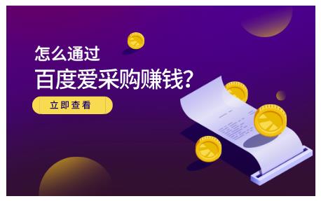 大王·怎么通过百度爱采购赚钱，已经通过百度爱采购完成200多万的销量-久久资源库