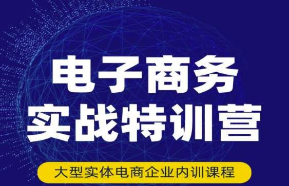 民赛电气内部出品：电子商务实战特训营，全方位带你入门电商，308种方式玩转电商-久久资源库