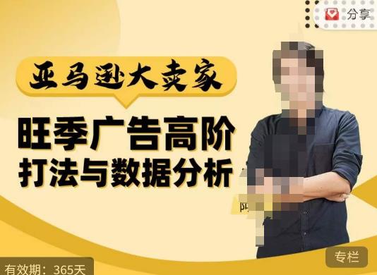 阿甘·亚马逊大卖家广告高阶打法与数据分析，走出传统广告误区；揭秘大卖惯用打法；数据驱动广告决策-久久资源库