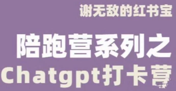 谢无敌ChatGPT打卡营，教你更好地使用ChatGPT来提高工作效率-久久资源库