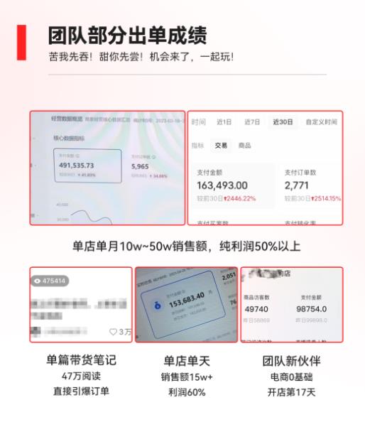 2023小红书电商火爆全网，新晋红利，风口项目，单店收益在3000-30000！-久久资源库