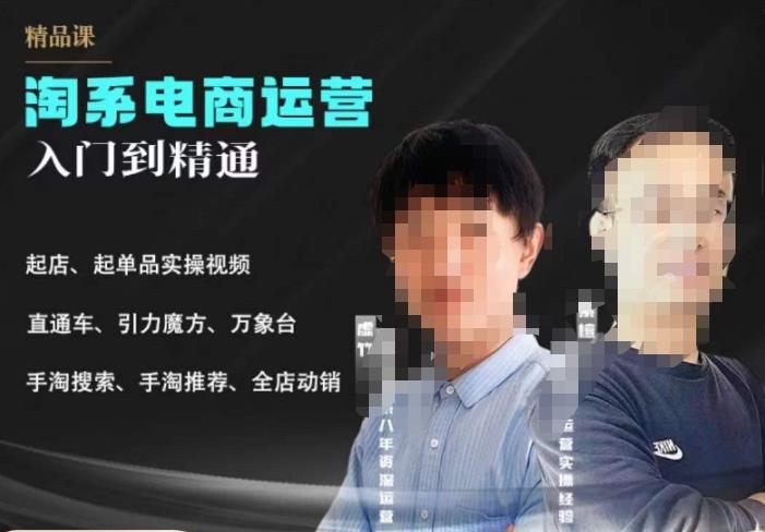 2023手淘搜索实操课+体系化课程，​起店起单品实操视频课程-久久资源库