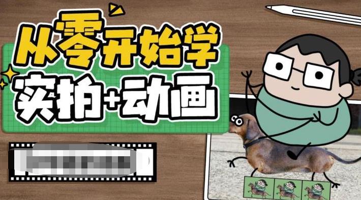 从零开始学实拍加动画，实拍加动画创意教程-久久资源库