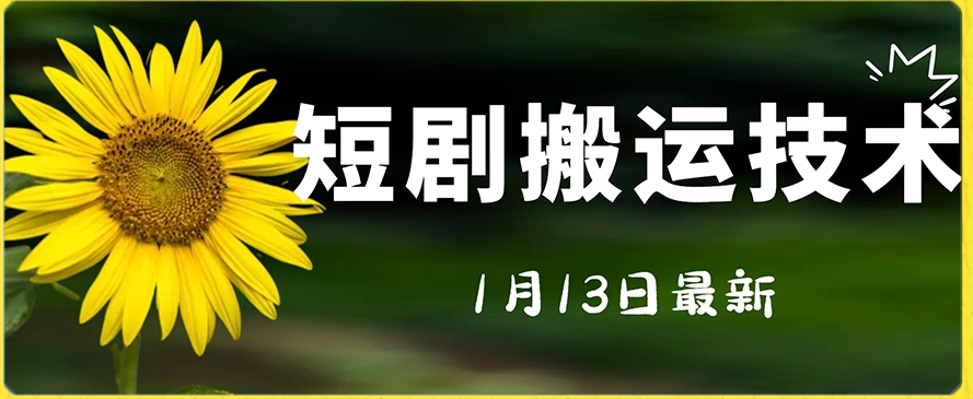 最新短剧搬运技术，电脑手机都可以操作，不限制机型-久久资源库