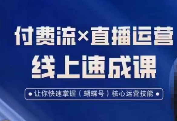 视频号付费流实操课程，付费流✖️直播运营速成课，让你快速掌握视频号核心运营技能-久久资源库